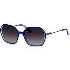 Anteojo De Sol Mariana Arias 1250 Azul Polarizado.