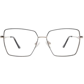 Anteojo de Vista Elizabeth Arden Josephine Plateado y Negro