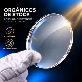 Cristales Orgánicos de Stock Blancos