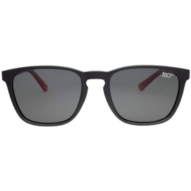Anteojo de Sol 360 Mini Marty JR Negro Mate y Rojo Polarizado