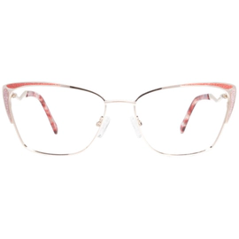 Anteojo de Vista Elizabeth Arden Peggy Dorado y Rojo