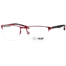 Anteojo de Vista Belong DY R452 54 Negro y Rojo