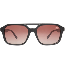 Anteojo de Sol 360 Astor Negro Mate y Rojo Polarizado