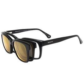 Anteojo de Vista Prototype Clip On Eliseo Negro Polarizado