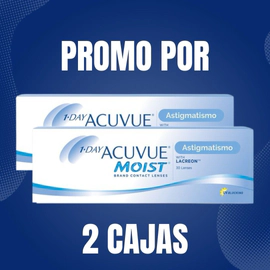 Promoción 2 cajas 1-day Acuvue Moist Para Astigmatismo