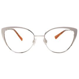 Anteojo de Vista Paula Cahen D'Anvers Bristol Plata Blanco