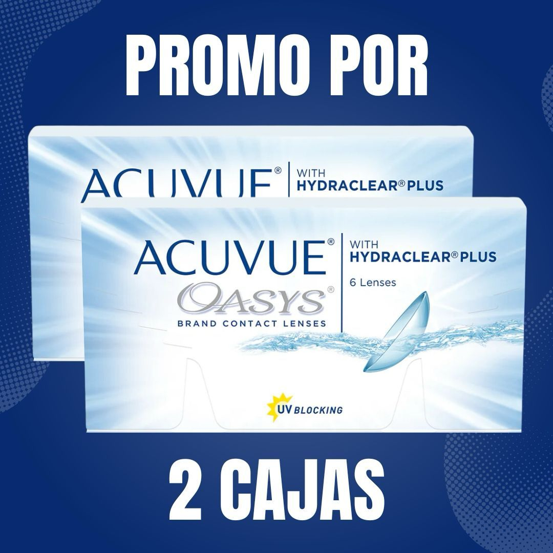 Promoción Cajas Acuvue Oasys (2da al 50%) MC Optica