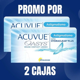 Promoción 2 cajas Acuvue Oasys Toric Para Astigmatismo