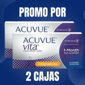 Promoción 2 Cajas Acuvue Vita para Astigmatismo