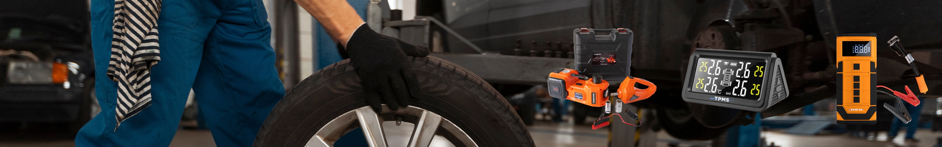 TPMS , carjacks , infladores, etc