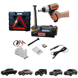 Carjack 5 Toneladas con batería "Tech"- Criquet + Llave Electrica  12V