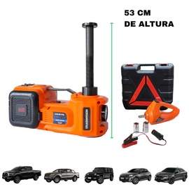 Carjack 5 Toneladas "Plus"- Criquet + Llave Electrica + Inflador 12V