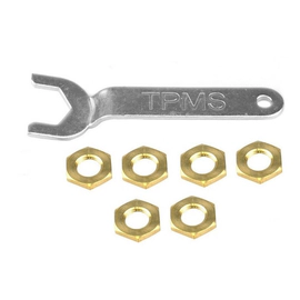 Llave + 6 Tuercas Para Tpms C260  C240  C300 -repuesto-