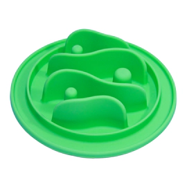 Comedero silicona come lento verde