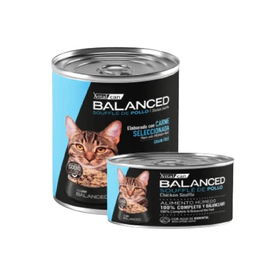 Balanced Lata Gato Soufflé de pollo