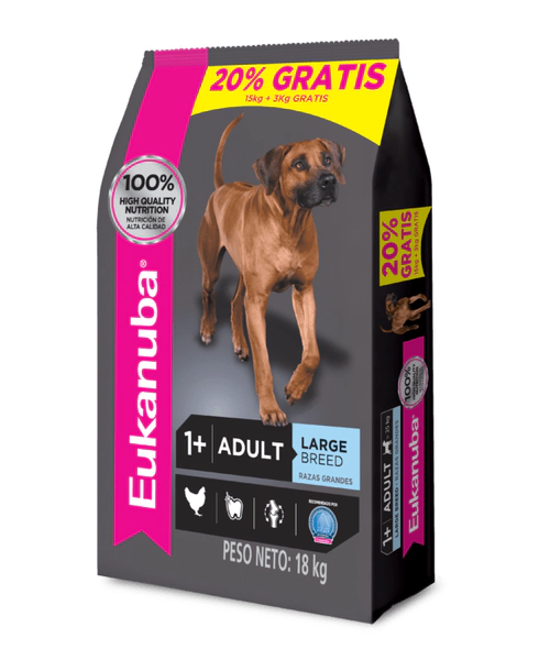 Eukanuba Adulto Raza Grande 3 KG de REGALO