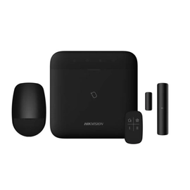 DS-PWA48-Kit-WB-4G(BLACK) Kit Alarma AX PRO NEGRO. Incluye Central 48 Zonas, PIR