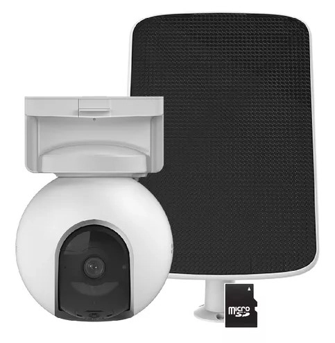 Kit Cámara de Seguridad EB8 - EZVIZ - + Panel Solar + Memoria 256GB