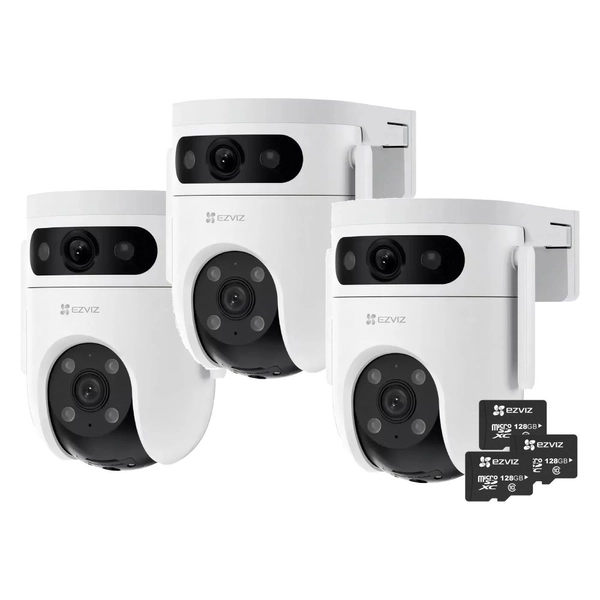 KIT H9C 5MP + 128gb x3