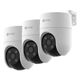Kit x3 - Cámara Domo PT WiFi Exterior - H8C - Ezviz - 3MPX - Vision 360 Color