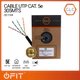 Bobina Cable UTP - GLC - CE-1104 - CAT 5E - Interior/Exterior - 305m - GLC Max