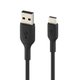 Cable Belkin BOOST CHARGE USB-C to USB-A Black 1m CAB001BT1MBK
