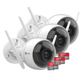 Kit Ezviz C3N x3u + 64GB 3u