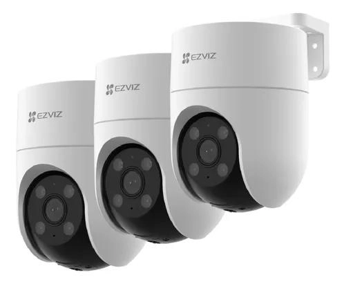 Kit x3 - Cámara Domo PT WiFi Exterior - H8C - Ezviz - 3MPX - Vision 360 Color