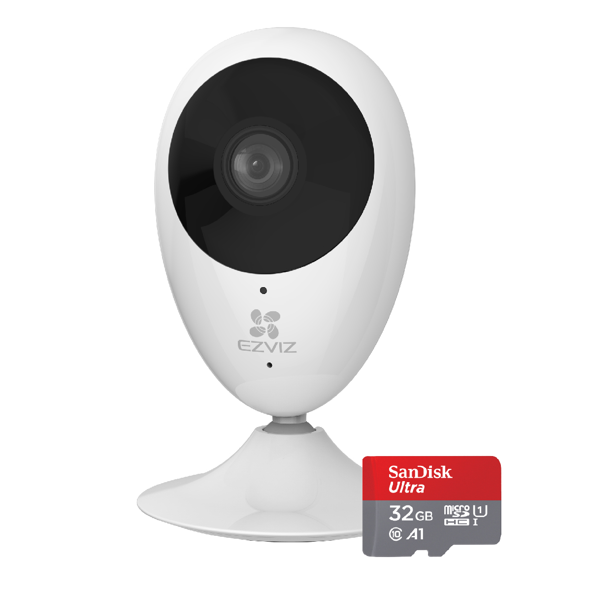 Kit - Cámara Mini WiFi Interior - C2C - Ezviz - Full HD + 32GB | OFIT