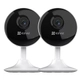 Kit x2 - Cámara Mini WiFi Interior - C1C - Ezviz - Full HD - Vision Nocturna