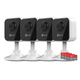 Kit x4 - Cámara Mini WiFi Interior - H1C - Ezviz - Full HD + 64GB