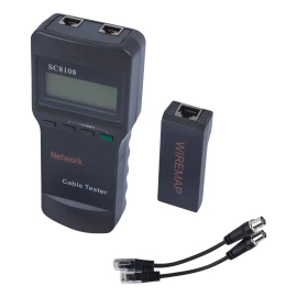 Tester - GLC - GLC-TESTER-002 - Para CAT 5E/6/Coaxil - Localiza Fallas