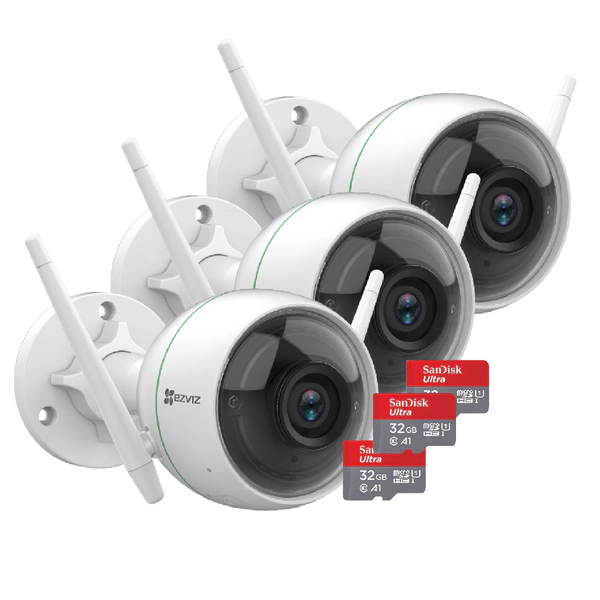 Kit Ezviz C3N x3u + 32GB x3u