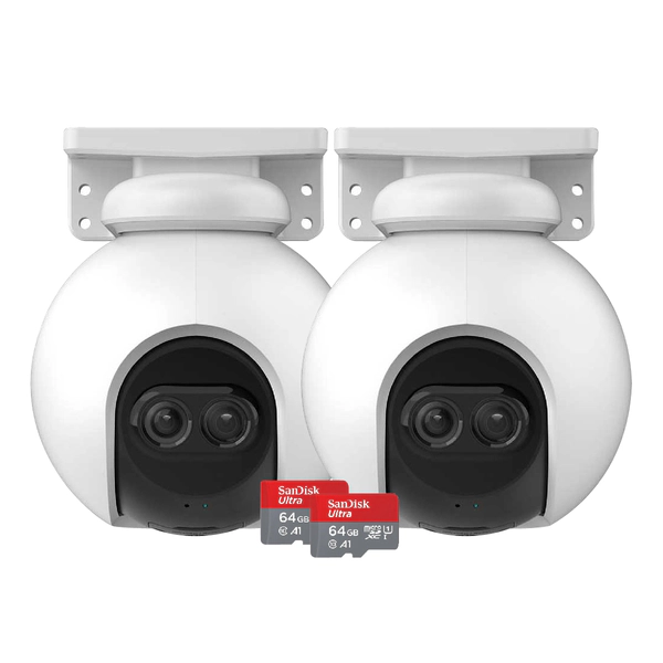 Kit Ezviz C8PF x2u + 64GB x2u