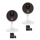 Kit x2 - Cámara Mini WiFi Interior - C1C - Ezviz - Full HD + 64GB x2