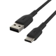 Cable Belkin BOOST CHARGE USB-C to USB-A Black 1m CAB001BT1MBK