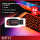 Pendrive USB Sandisk SDCZ50-064G-B35 Cruzer Blade 64GB Negro