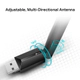 Adaptador USB Antena - TP-Link - Archer T2U Plus - Doble Banda AC600