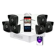 Kit Ip 7108 + 6 1023 + Fuente + Disco