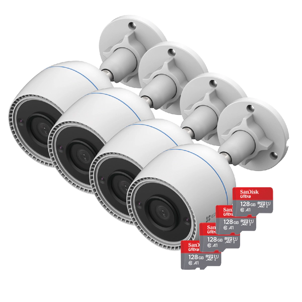 Kit Ezviz C3TN x4u + 128GB x4u