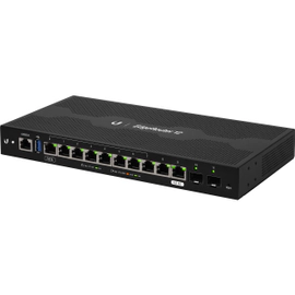 ER-12 Router Gigabit de 10 con puertos PoE y 2 puertos SFP