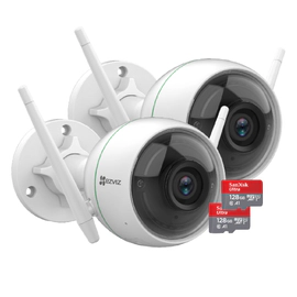 Kit Ezviz C3N x2u + 128GB x2u