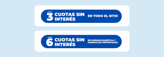 3 y 6 cuotas sin interes nuevo