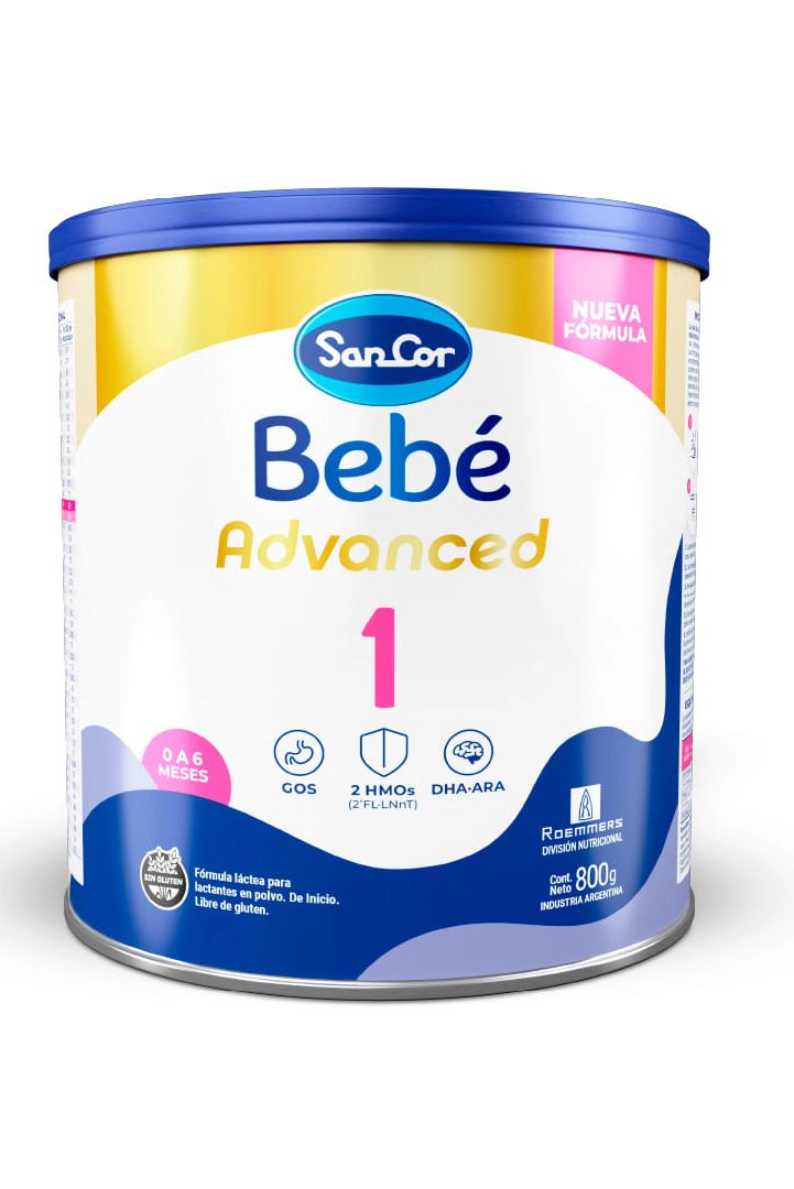 Sancor Bebe Advanced 1 : Lata 800g