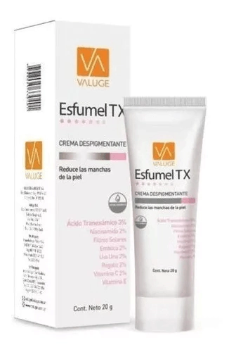 Esfumel Tx Crema Despigmentante Reduce Manchas 20g