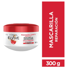 Tratamiento Capilar Elvive Reparación Total 5 + Keratin 300ml