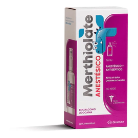 Merthiolate Anestésico Solución En Spray 45ml