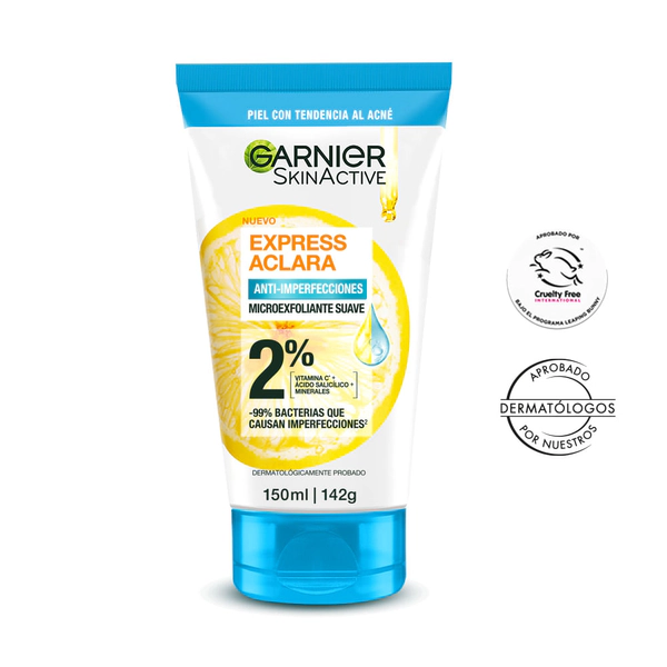 Garnier Limpiador Express Aclara Anti-imperfecciones X 150ml