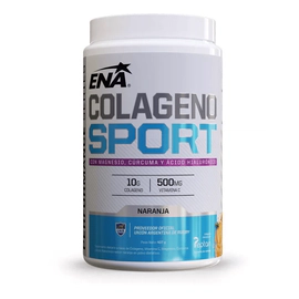 Ena Colageno Sport Magnesio Cúrcuma Acido Hialuronico 407g Sabor Naranja