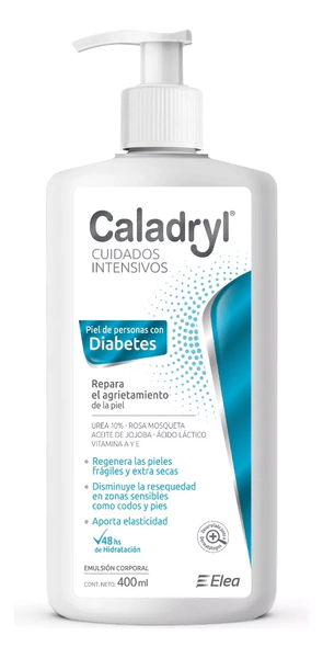 Caladryl Cuidados Intensivos Piel Diabetes Emulsión 400ml